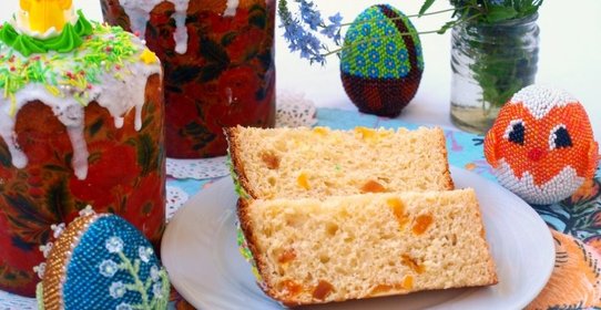 Творожный кулич