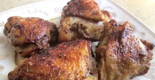 Курица с корочкой в мультиварке