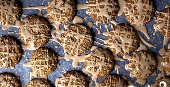 Овсяное печенье с глазурью