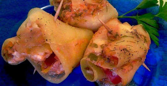 Рулетики из кабачков