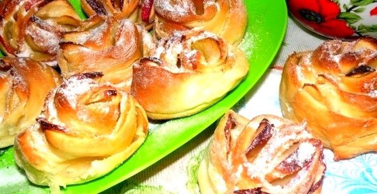 Яблочные булочки