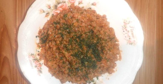 Гречневая каша с шампиньонами