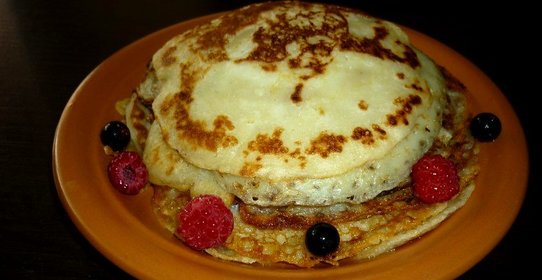 Блины из кислого молока без яиц