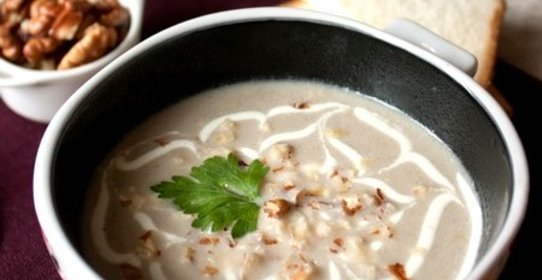 Грибной суп со сметаной