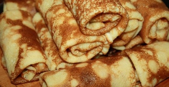 Блинчики с рубленой курицей