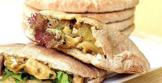 Курица в пите по‑ливански