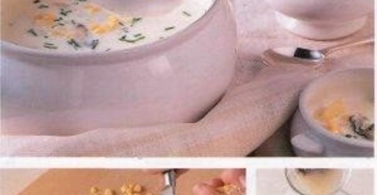 Похлебка с устрицами и кукурузой