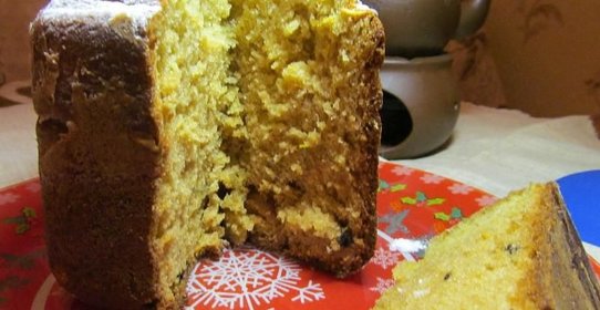 Творожный кекс в хлебопечке