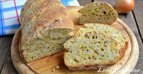 Бездрожжевой итальянский хлеб с сыром