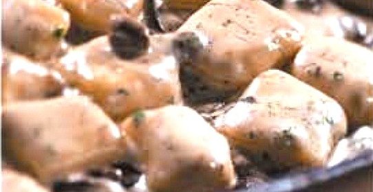 Ньокки с лесными грибами