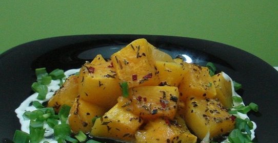 Тыква запеченная