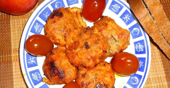 Котлеты из индейки с гречкой