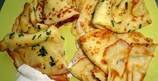 Тонкие картофельные блинчики