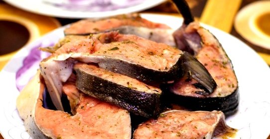 Горбуша маринованная