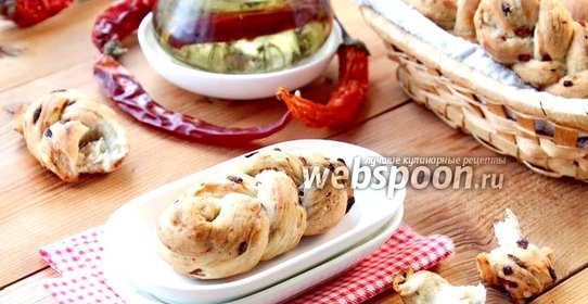 Булочки-косички дрожжевые