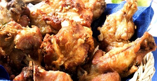 Жареная курица по‑южному