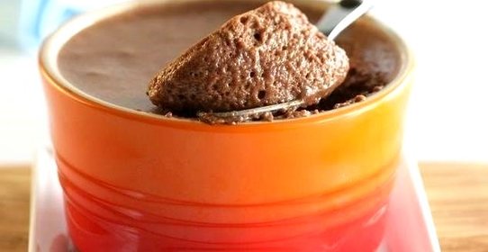 Воздушный мусс с апельсином и горьким шоколадом