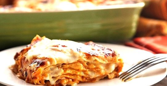 Лазанья с тыквой