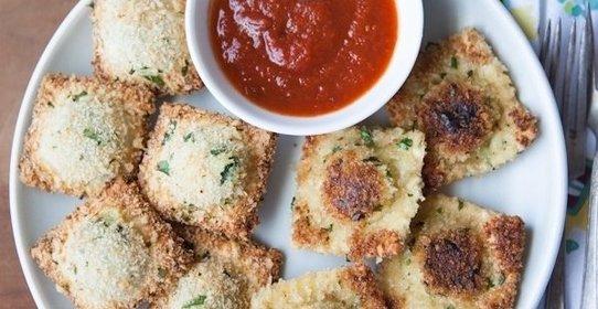 Равиоли жареные