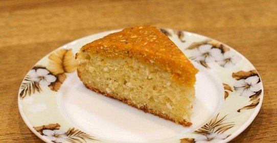 Пирог с тыквой и творогом