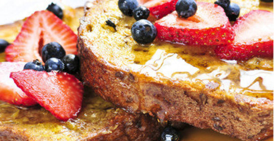 Французские тосты с ягодами