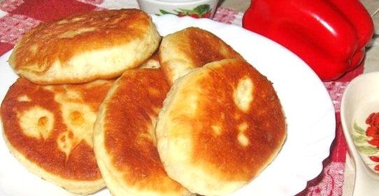Жареные пирожки с горохом