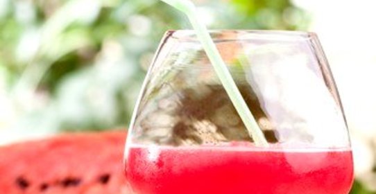 Арбузный пунш с вермутом