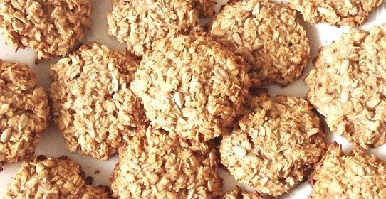 Овсяное печенье с медом на кефире