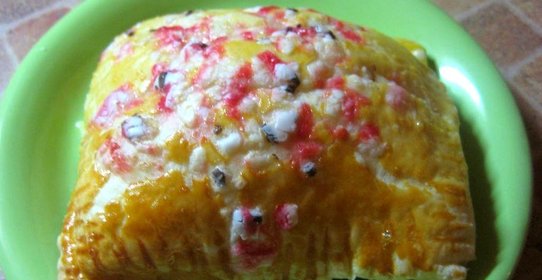 Слойки с творогом