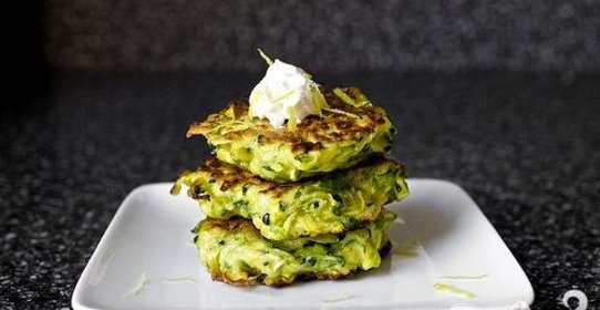 Оладьи из цуккини с лимоном