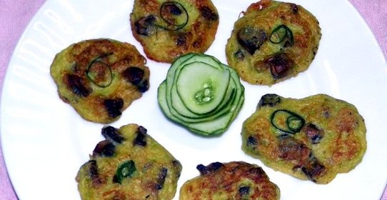 Оладьи из патиссона