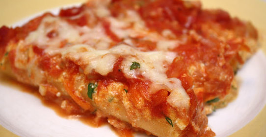 Каннеллони с морковной начинкой