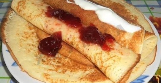 Блины на дрожжах и молоке