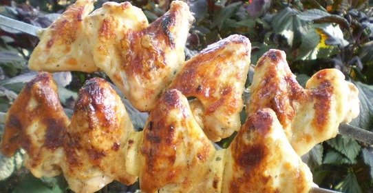 Куриный шашлык на кефире