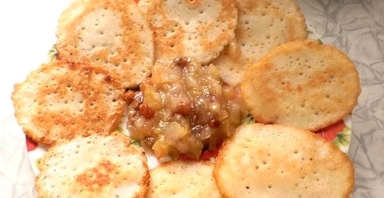 Постные оладьи