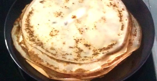 Блины с водкой