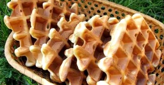 Бельгийские вафли без яиц