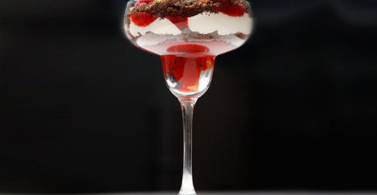 Традиционный латвийский десерт из ржаного хлеба