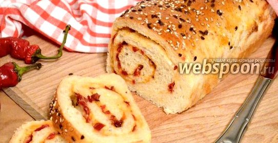 Хлеб с острым перцем и сыром