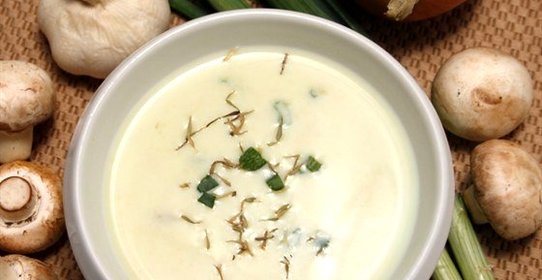 Грибной суп с эстрагоном