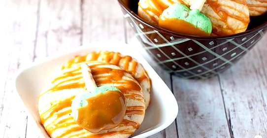 Печенье с карамелью