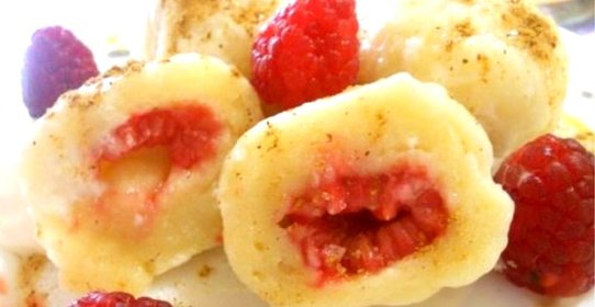 Галушки с начинкой