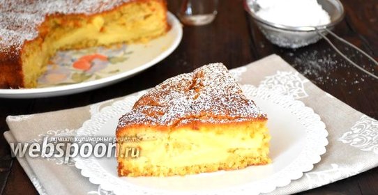 Яблочно-кокосовый пирог