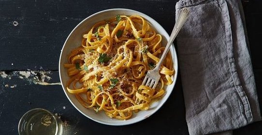 Сливочная паста с чесноком