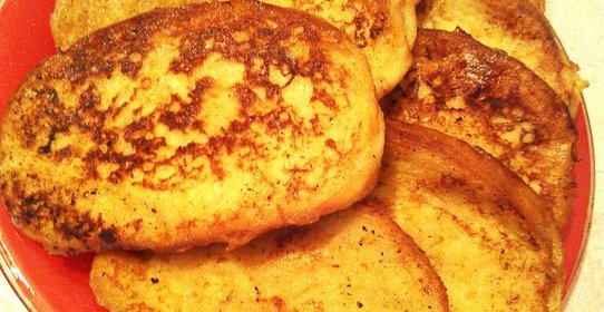 Быстрые золотистые гренки