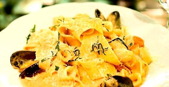 Паста с морепродуктами по рецепту ресторана «Мамина паста»