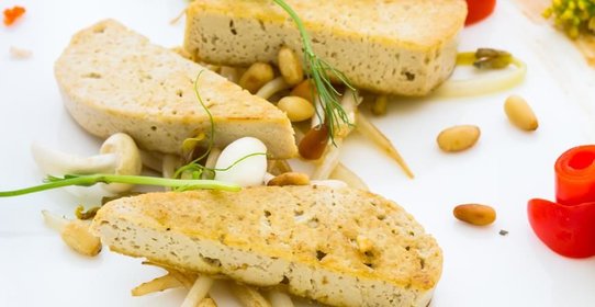 Жареные овощи с тофу