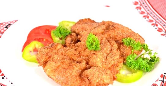 Жареное куриное филе с корочкой