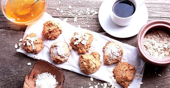 Овсяное печенье с кокосовой стружкой