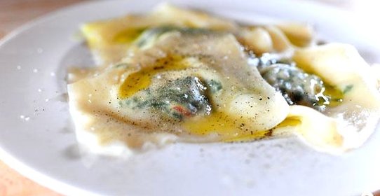 Равиоли с рикоттой и Пармезаном